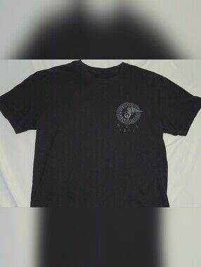 Black Short Sleeve Graphic Tee - Sea Life